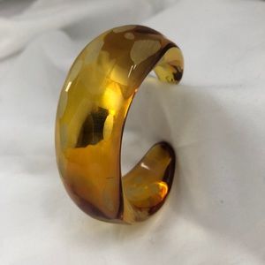 One of a kind glass cuff bracelet